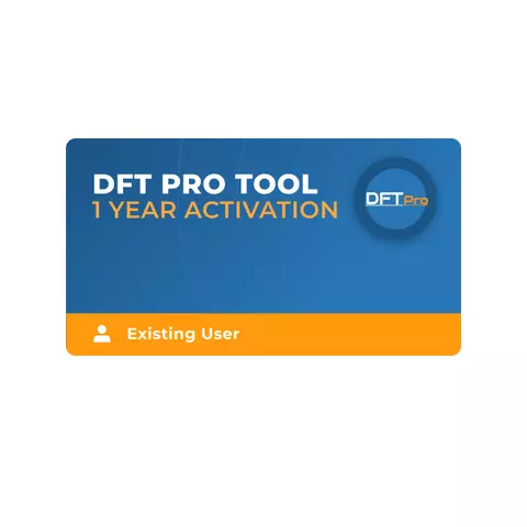 DFT PRO TOOL ACTIVATION [New Users] 1 Year