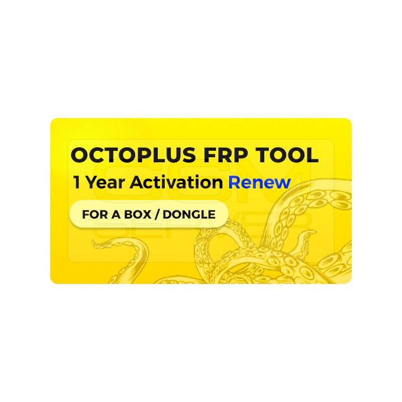 Octoplus Samsung Tool 1 Year Activation Renew for a Box / Dongle